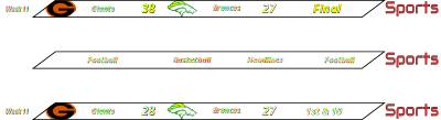 Football Ticker Samples clipart