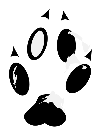 Footprint #1 clipart
