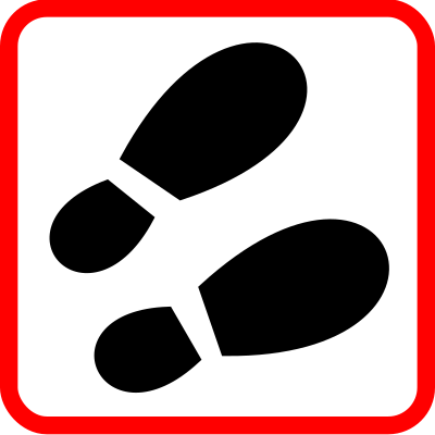 Footprint clipart