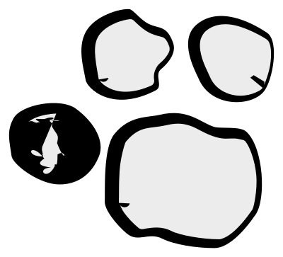 Footprint #2 clipart