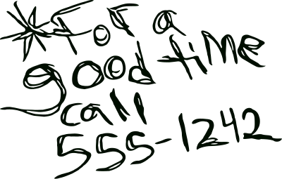 For a Good Time clipart