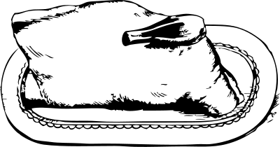 Fore quarter of lamb clipart