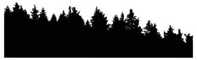 Forest Treeline Silhouette clipart
