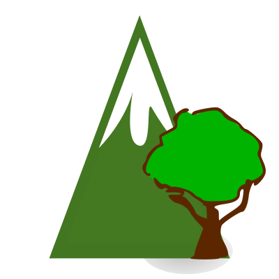 Forested Mountain clipart