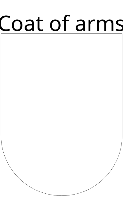 Form of Coat of arms clipart