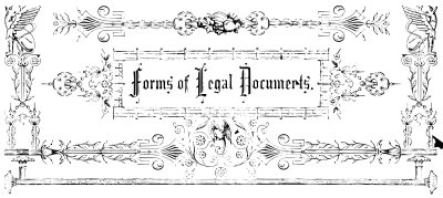Forms of Legal Documents Label clipart