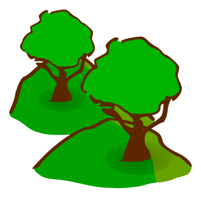 Forrested Hills clipart