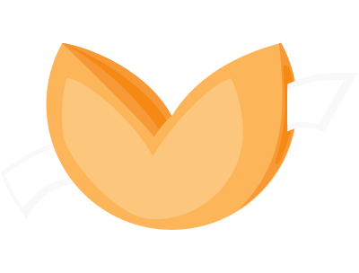 Fortune cookie clipart