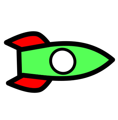 Forward Rocket clipart