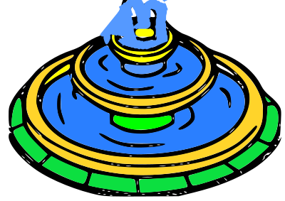 Fountain clipart