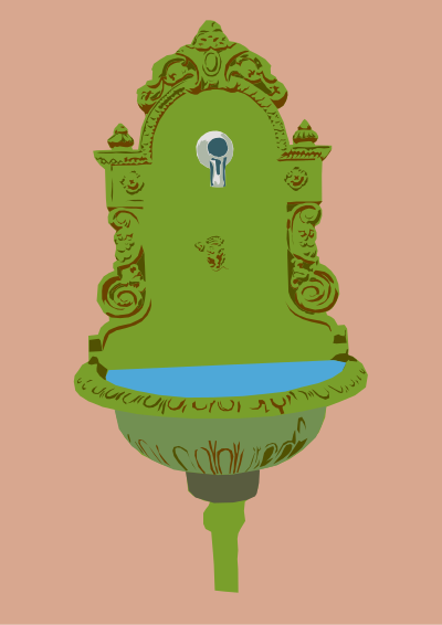 Fountain clipart