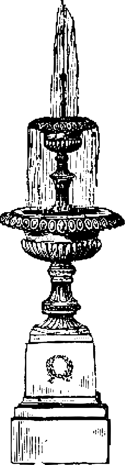 Fountain clipart
