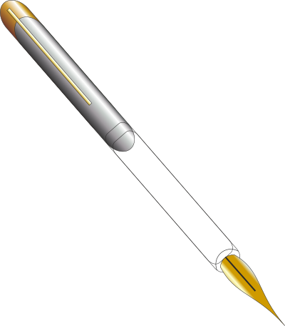 Fountain pen clipart