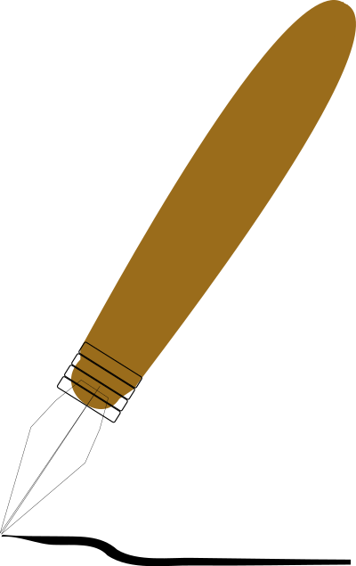 Fountain pen clipart