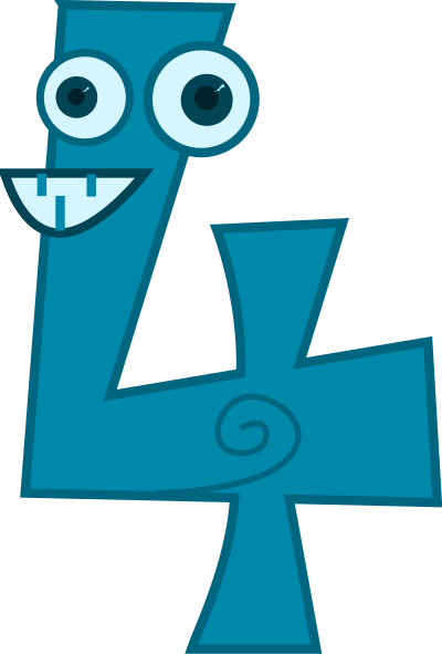 Four - animal clipart