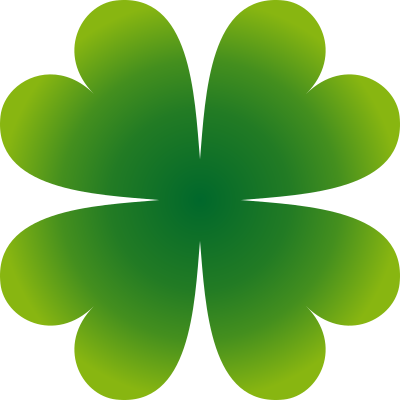 Four-leaf clover clipart