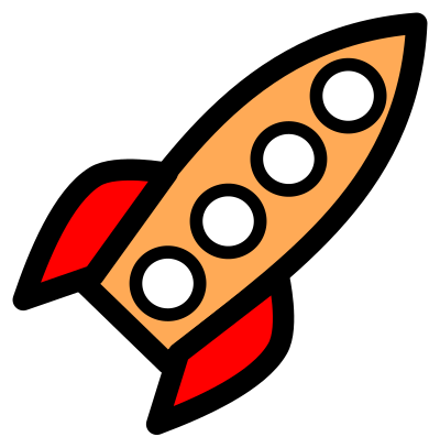 Four Window Rocket clipart