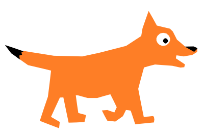 Fox refixed clipart