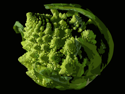 Fractal Broccoli clipart