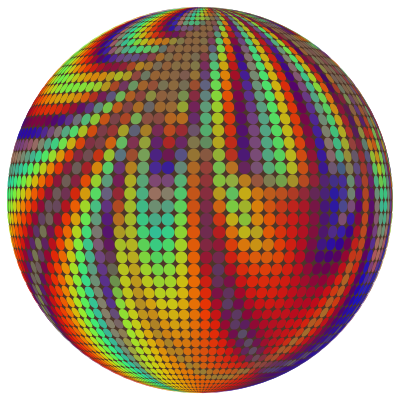 Fractal Dots 5 Sphere clipart