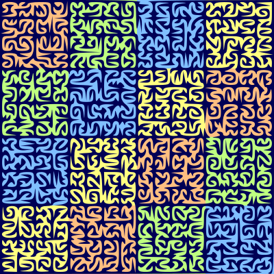 Fractal Maze Puzzle clipart