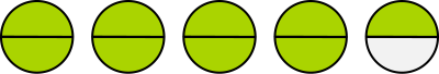 Fractions 1 clipart