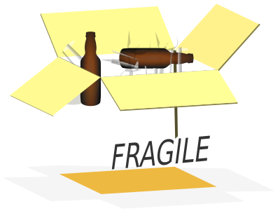fragile, glass, box, dÅ«Å¾tantys daiktai, stiklinÄ—s, taurÄ—s clipart