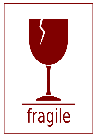 Fragile Label clipart