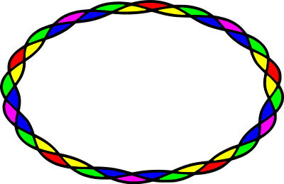 Frame (colourful) clipart