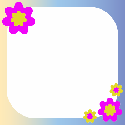 Frame With Flowers 2 clipart