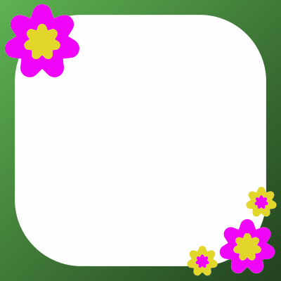 Frame With Flowers clipart