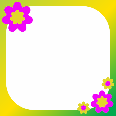 Frame With Flowers 3 clipart