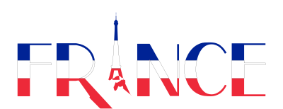France Typography Enhanced 2 clipart