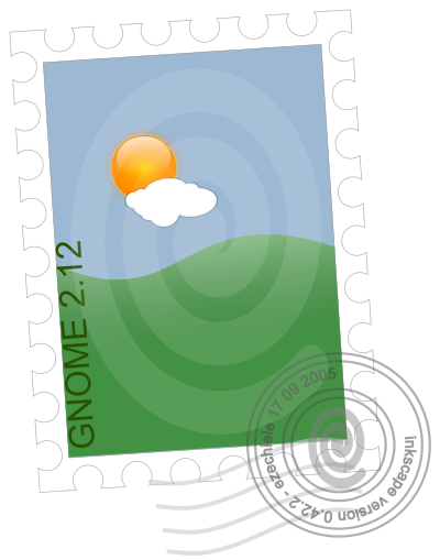 Francobollo gnome clipart