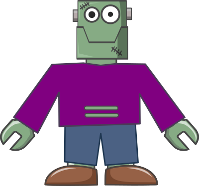 Frankenstein Body clipart