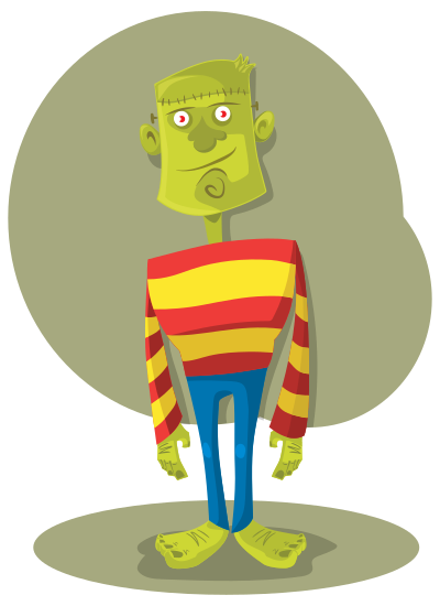 Frankenstein Monster clipart