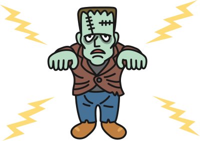 Frankenstein's Monster (#2) clipart