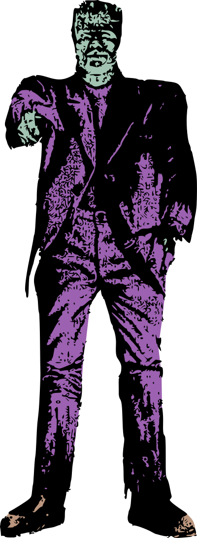 Frankenstein's Monster - Colour Remix clipart