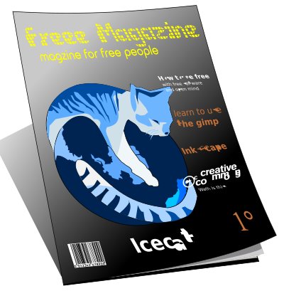 Free magazine 3d clipart