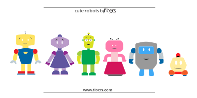 Free Vector Robots clipart