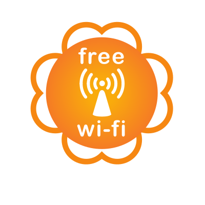 Free Wi-Fi Internet signal sticker clipart