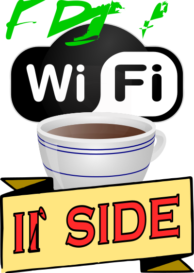 Free WiFi Inside clipart