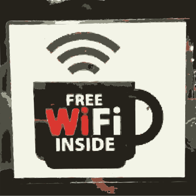 Free Wifi Inside Request clipart