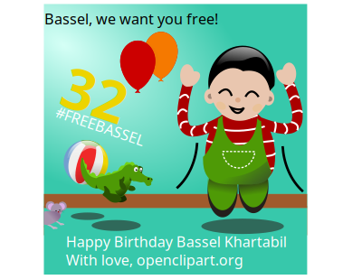 Freebassel Birthday Celebration clipart
