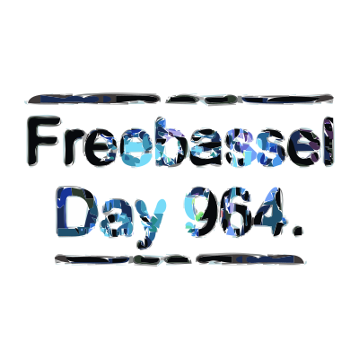 Freebassel day 964 lettering clipart