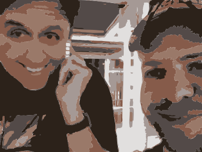 FREEBASSEL friend Giorgos and Jon clipart