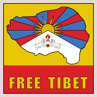 FreeTIbet sticker clipart