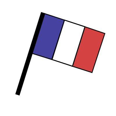 French Flag clipart