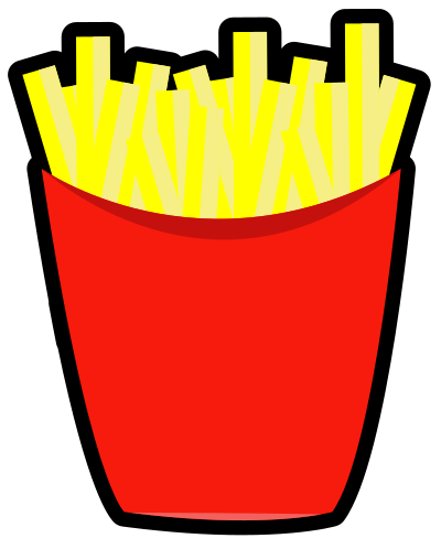 French Fries clipart