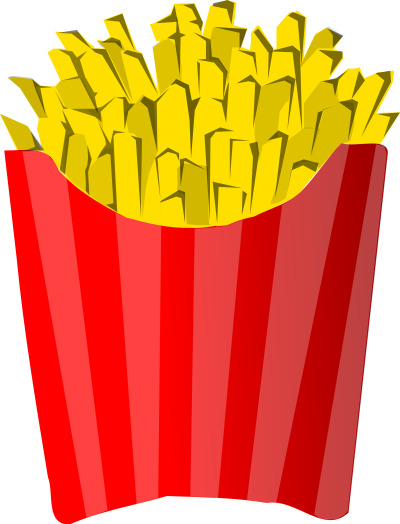 French fries juliane kr r clipart